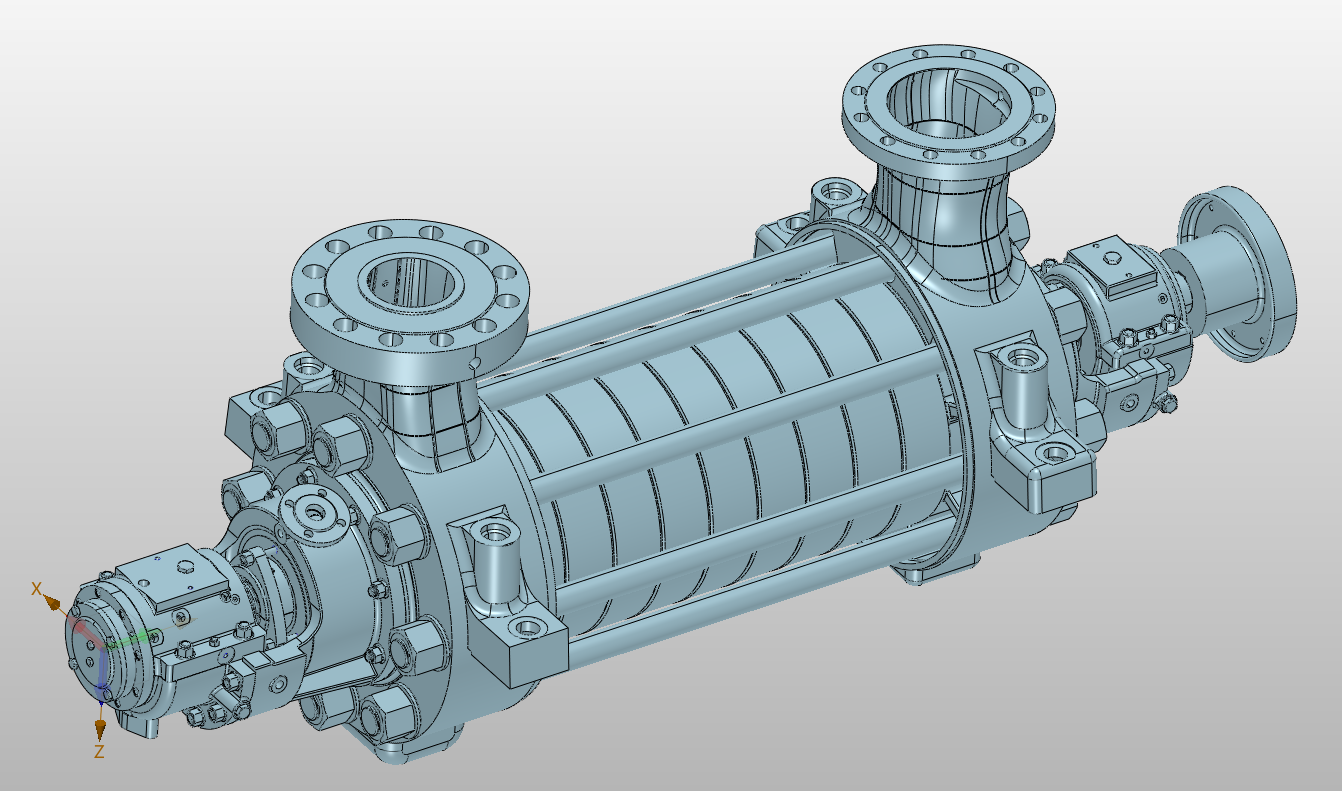 离心泵剖切视图做法